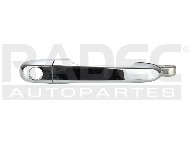 MANIJA EXTERIOR DG ATTITUDE 06-11  HY ACCENT 07-11  CON HOYO PARA LLAVE SIN BASE CROMADA PLASTICO HUSHAN Derecho Delantera  