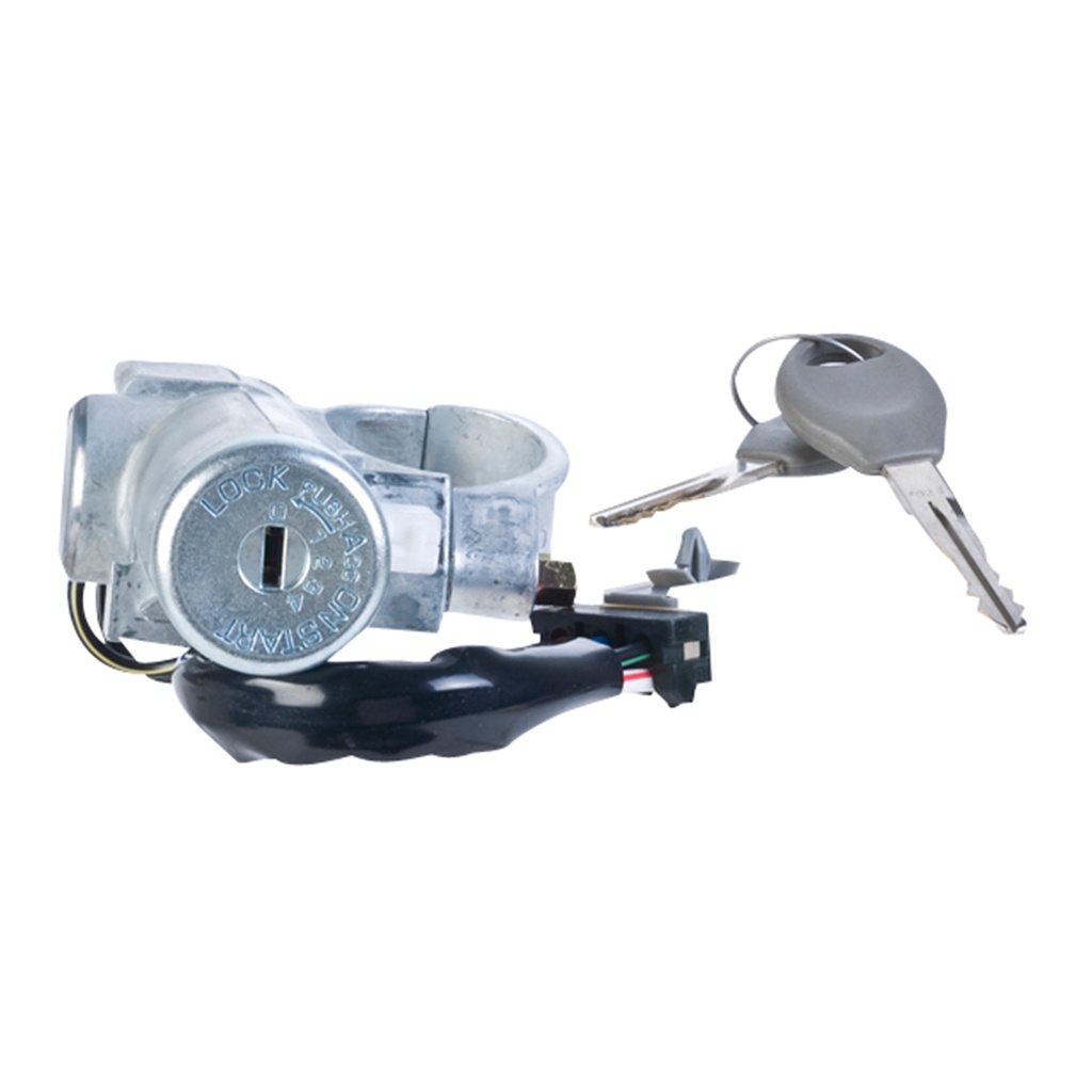 CILINDRO DE ENCENDIDO NS D21 94-08  SIN CANDADO METAL CROMO 12VCC MANIJAUTO    