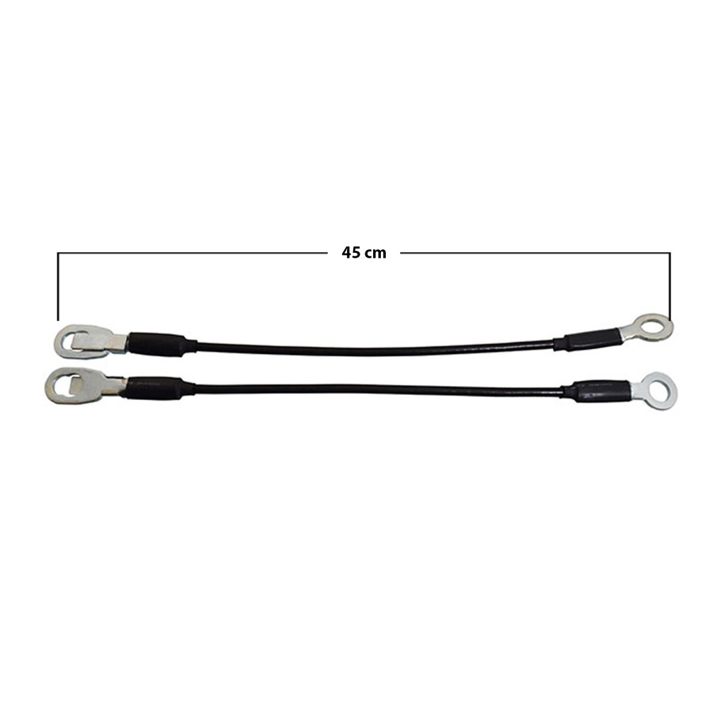 CABLES DE TAPA NS FRONTIER 05-15  JUEGO CORTO 45 CM HUSHAN Derecho/Izquierdo   