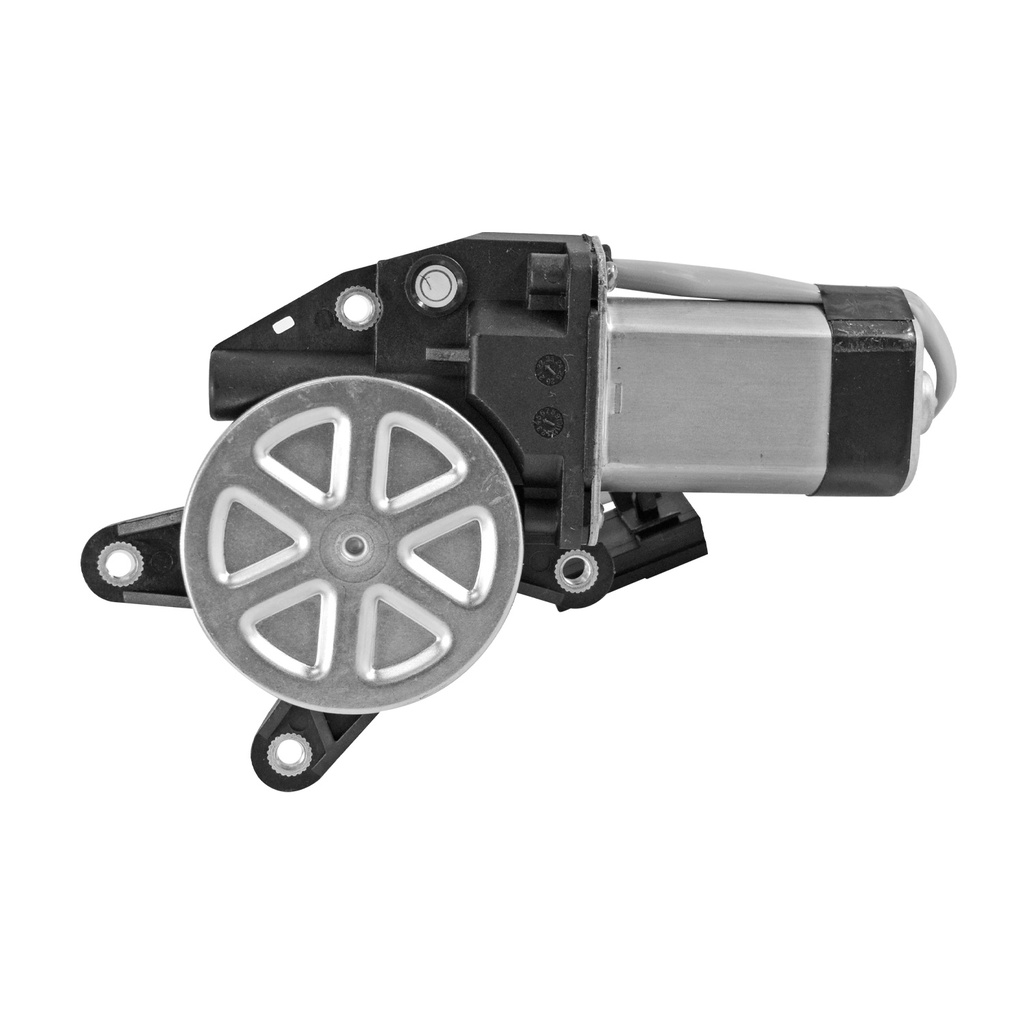 MOTOR DE ELEVADOR ELECTRICO NS FRONTIER 98-15/XTERRA 98-00  2 PINS ENCHUFE RECTO CUADRADO 12VCC 4 35 CM HUSHAN Derecho Delantera  