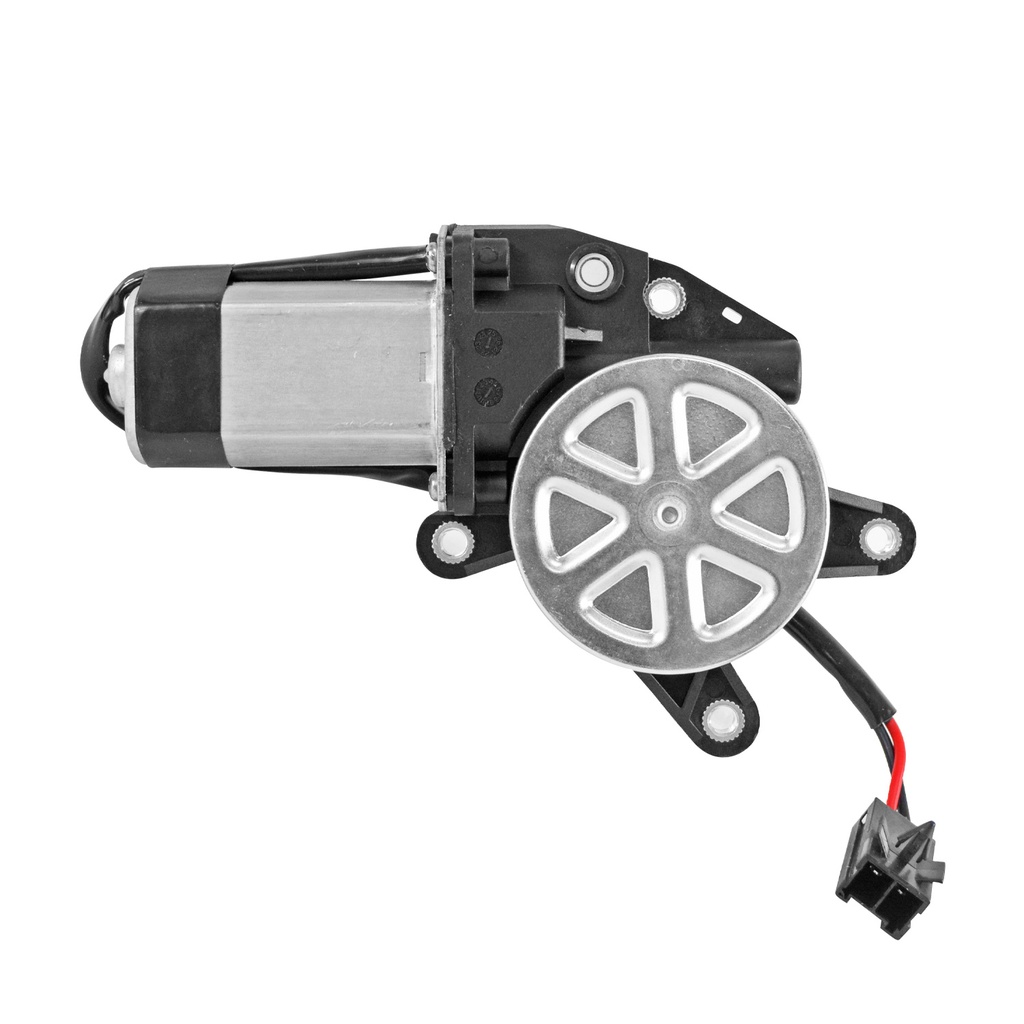 MOTOR DE ELEVADOR ELECTRICO NS FRONTIER 98-15/XTERRA 00-04  2 PINS ENCHUFE RECTO CUADRADO 12VCC 4 35 CM HUSHAN Izquierdo Delantera  