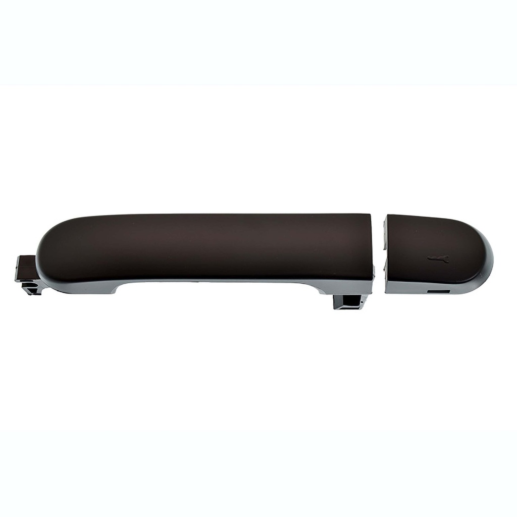 MANIJA EXTERIOR NS MICRA 04-07  LISA PARA PINTAR NEGRA PLASTICO HUSHAN Izquierdo Delantera  
