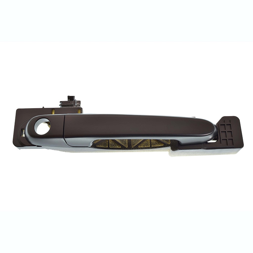 MANIJA EXTERIOR DG ATTITUDE 06-11  HY ACCENT 07-11  CON HOYO PARA LLAVE CON BASE CORRUGADA NEGRA PLASTICO HUSHAN Derecho Delantera  
