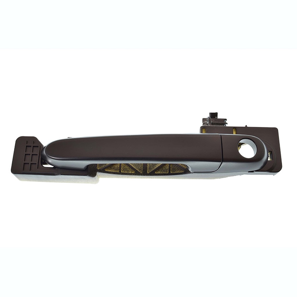 MANIJA EXTERIOR DG ATTITUDE 06-11  HY ACCENT 07-11  CON HOYO PARA LLAVE CON BASE CORRUGADA NEGRA PLASTICO HUSHAN Izquierdo Delantera  