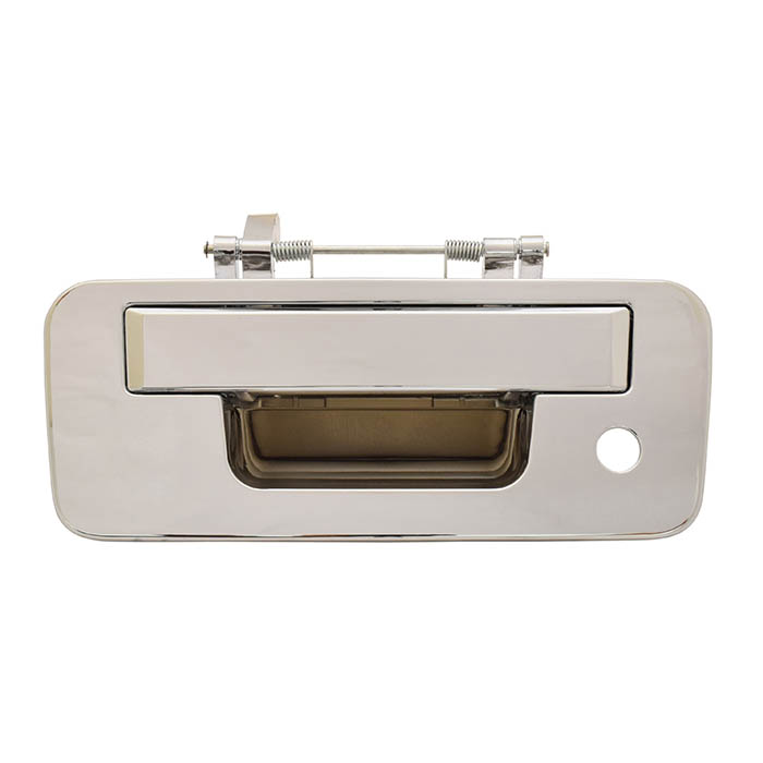 MANIJA DE TAPA NS TITAN 13-15  CON HOYO PARA LLAVE Y SIN HOYO PARA CAMARA CROMO PLASTICO HUSHAN    
