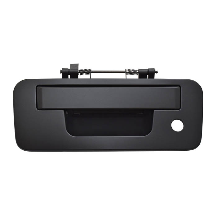 MANIJA DE TAPA NS TITAN 13-15  CON HOYO PARA LLAVE Y SIN HOYO PARA CAMARA LISA NEGRA PLASTICO HUSHAN    