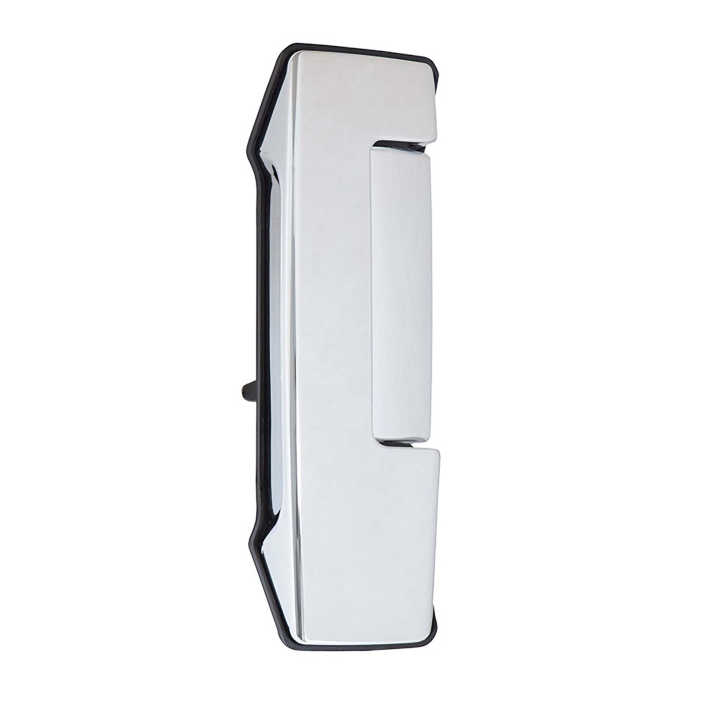 MANIJA EXTERIOR NS URVAN 02-22  SIN HOYO PARA LLAVE CROMADA PLASTICO HUSHAN Derecho  Puerta corrediza 