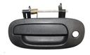 MANIJA EXTERIOR DG DAKOTA 00-01/DURANGO 98-01  CON HOYO PARA LLAVE CORRUGADA NEGRA PLASTICO HUSHAN Izquierdo Delantera  