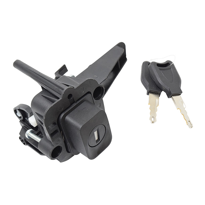 CILINDRO PARA CAJUELA RN CLIO 98-04  CON ADAPTACION P/ELECTRICA NEGRO MANIJAUTO    