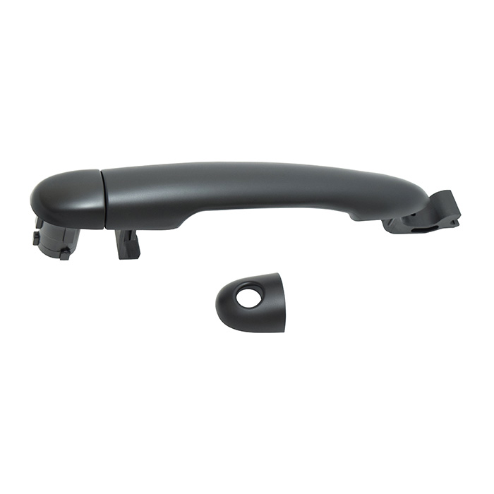 MANIJA EXTERIOR RN CLIO EURO 07-09  CON Y SIN HOYO PARA LLAVE LISA PARA PINTAR NEGRA PLASTICO HUSHAN Derecho/Izquierdo Delantera/Trasera  