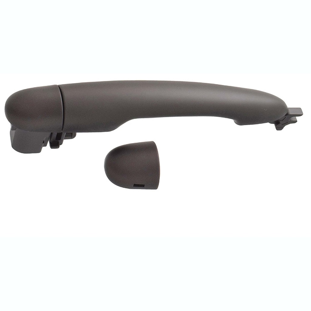 MANIJA EXTERIOR RN LAGUNA II 03-06  SIN HOYO PARA LLAVE LISA PARA PINTAR NEGRA PLASTICO HUSHAN Derecho/Izquierdo Delantera/Trasera  