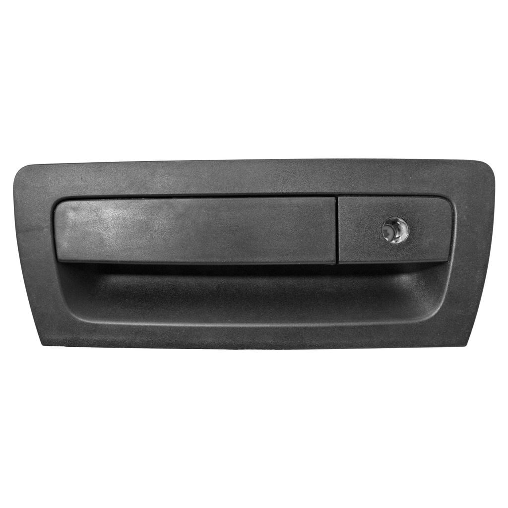 MANIJA DE TAPA RN OROCH 19-22  CON HOYO PARA LLAVE CON BISEL CORRUGADA NEGRA PLASTICO    