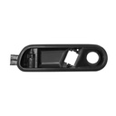 MANIJA INTERIOR ST IBIZA 03-08  SOLO BASE LISO NEGRO PLASTICO PARA VIDRIOS MANUALES  GENERICA Izquierdo Delantera  