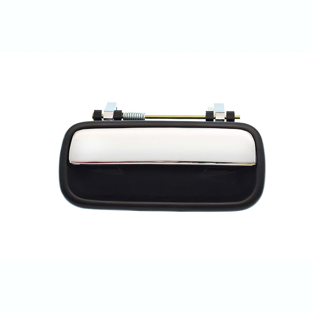 MANIJA EXTERIOR TY HILUX 89-97/4RUNNER 90-95  CORRUGADA NEGRA/CROMO PLASTICO HUSHAN Izquierdo Trasera  