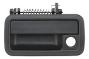 MANIJA EXTERIOR DG DAKOTA 91-96  CON HOYO PARA LLAVE NEGRA PLASTICO HUSHAN Izquierdo Delantera  