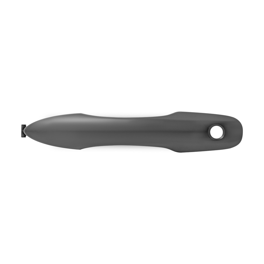 MANIJA EXTERIOR TY CAMRY 18-21/COROLLA 20-21/PRIUS 16-21/HIACE 20-21  CON HOYO PARA LLAVE SIN SENSOR LISA NEGRA PLASTICO HUSHAN Izquierdo Delantera  