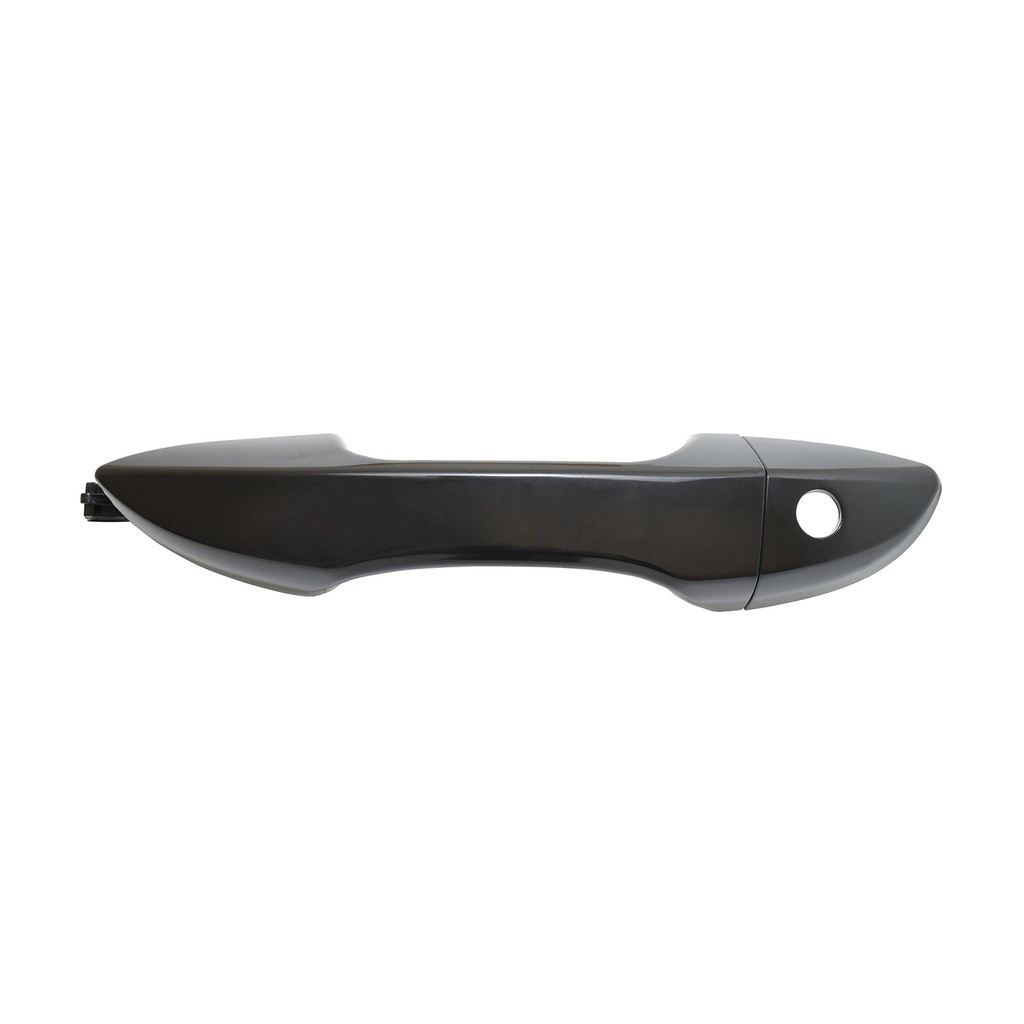 MANIJA EXTERIOR TY COROLLA 14-19  CON HOYO PARA LLAVE SIN SENSOR LISA PARA PINTAR NEGRA PLASTICO HUSHAN Izquierdo Delantera  