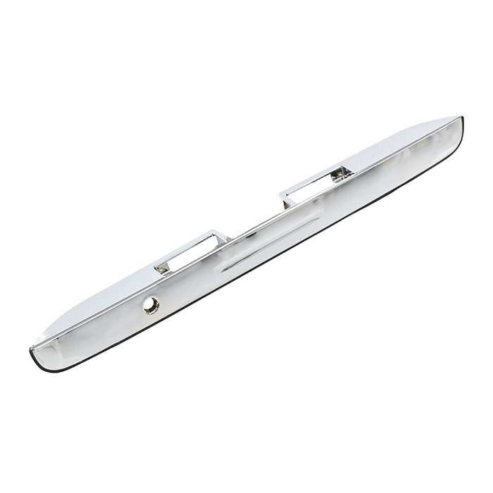 MOLDURA 5TA PUERTA TY HIACE 06-19  SIN MANIJA CON HOYO PARA LLAVE SIN LUZ DE PLACA CROMADA    