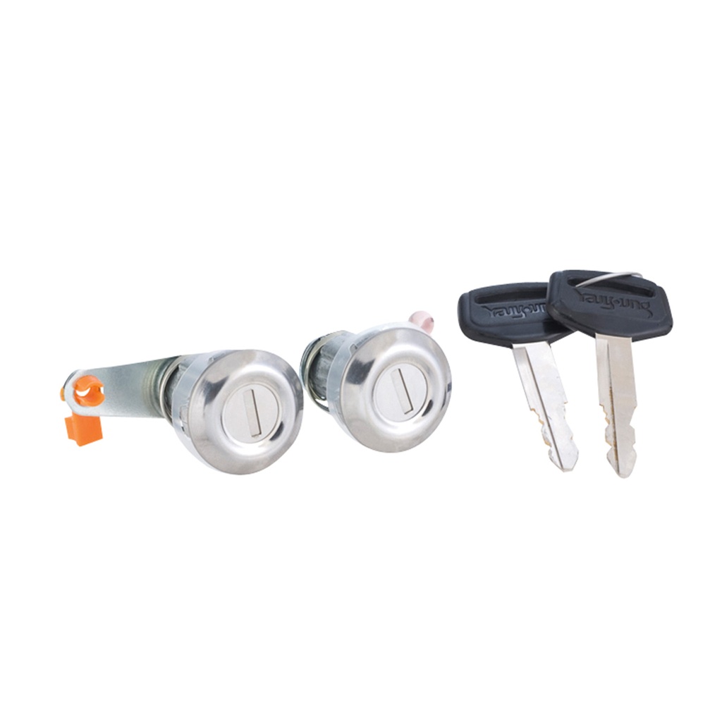 CILINDRO PARA PUERTA TY HILUX/PICK UP 84-88  JUEGO METAL CROMADO TIPO ORIGINAL    