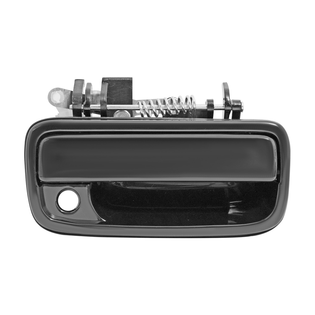 MANIJA EXTERIOR TY TACOMA 95-04  CON HOYO PARA LLAVE LISA NEGRA METAL HUSHAN Derecho Delantera  