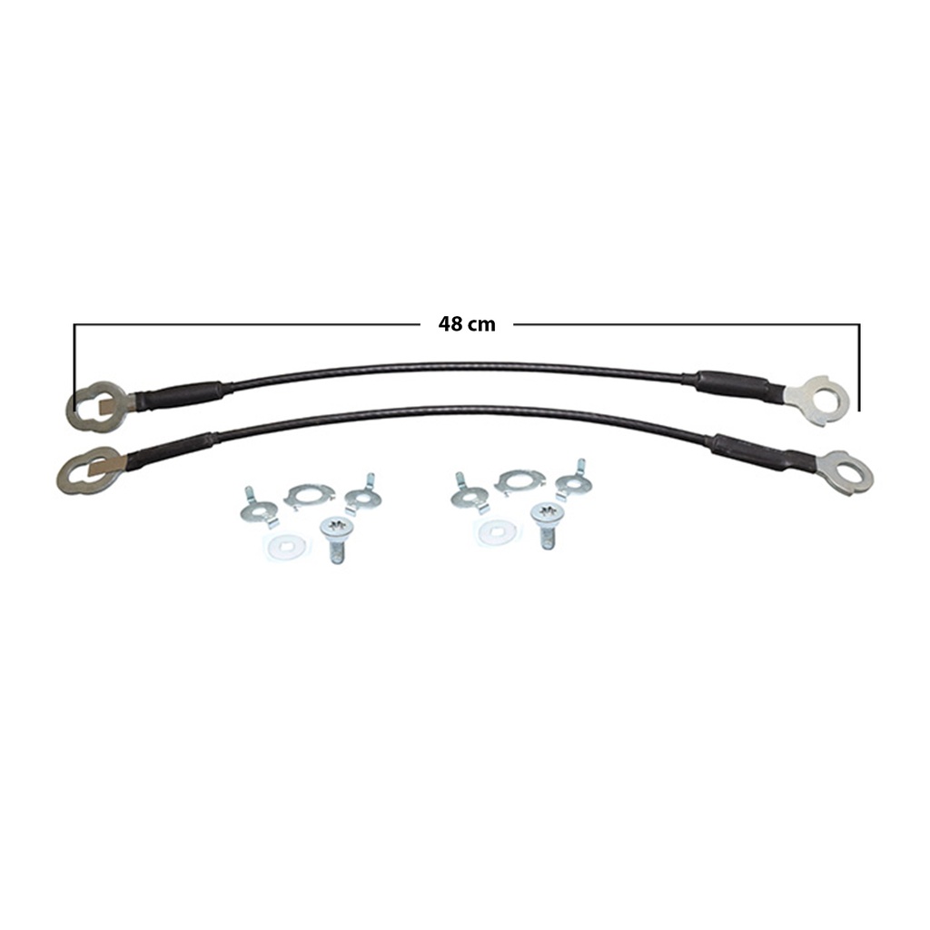 CABLES DE TAPA TY TUNDRA 07-14  JUEGO 48 CM HUSHAN    