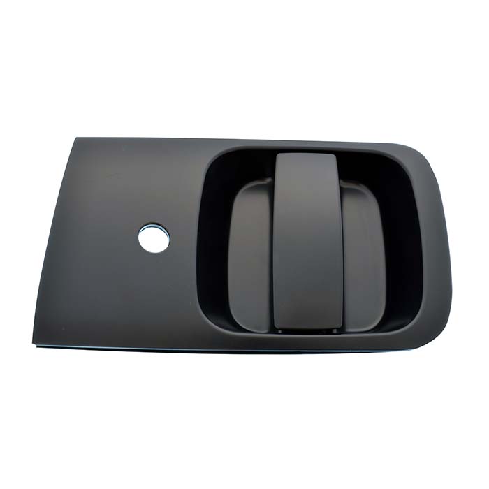 MANIJA EXTERIOR DG H100 VAN 11-18  HY STAREX 11-20  CON HOYO PARA LLAVE LISA NEGRA PLASTICO HUSHAN Izquierdo  Puerta corrediza 