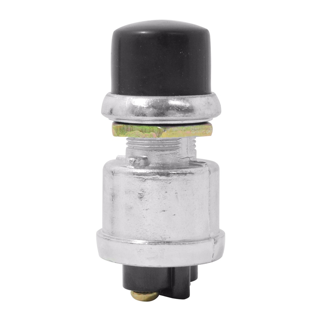 CILINDRO DE ENCENDIDO UN VARIOS 50-20  2 PINS METAL NEGRO 12VCC MANIJAUTO    