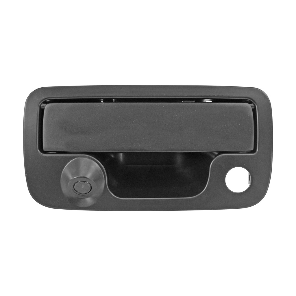 MANIJA DE TAPA VW AMAROK 11-19  CON HOYO PARA LLAVE CON CAMARA INTEGRADA C/CABLEADO P/ADAPTAR 8MTS LISA NEGRA ZINC CON PLASTICO HUSHAN    