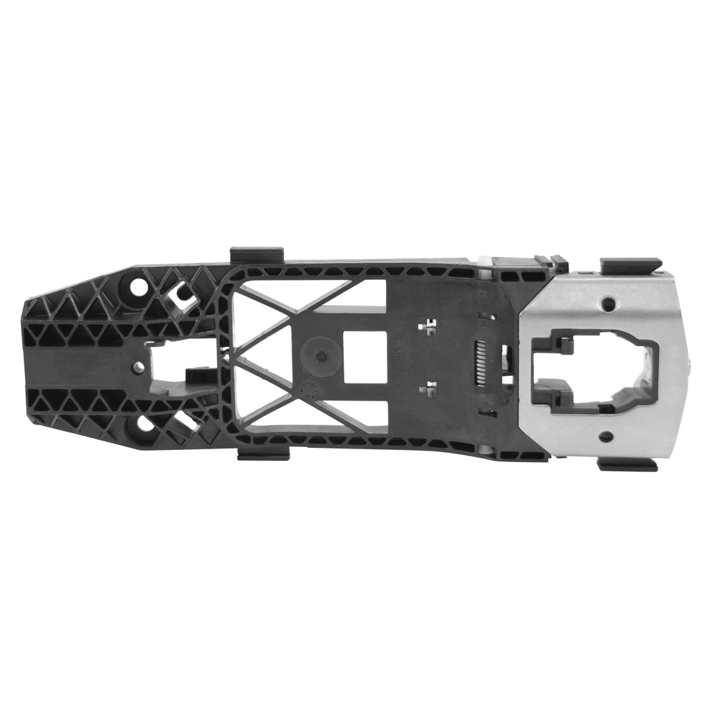 MANIJA EXTERIOR VW AMAROK 11-19/GOLF 12-17/JETTA BICENTENARIO 11-18/PASSAT 12-16/TIGUAN 09-17/TOUAREG 11-17/VENTO 14-20/VIRTUS 20-21  SOLO BASE NEGRA PLASTICO HUSHAN Izquierdo Delantera/Trasera  