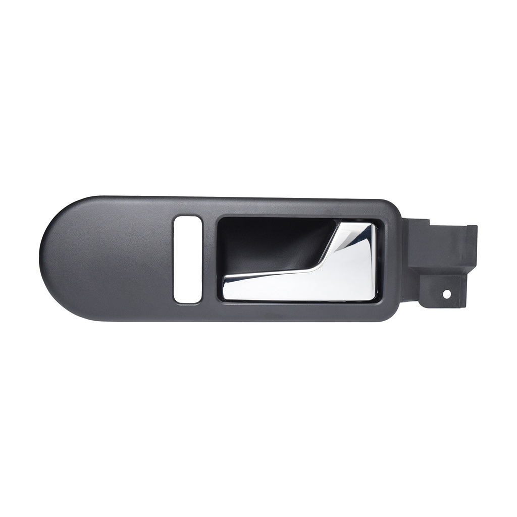 MANIJA INTERIOR VW BEETLE 98-11  CON HOYO PARA SEGUROS SIN HOYO PARA ESPEJO CROMADA/NEGRA HUSHAN Derecho Delantera  