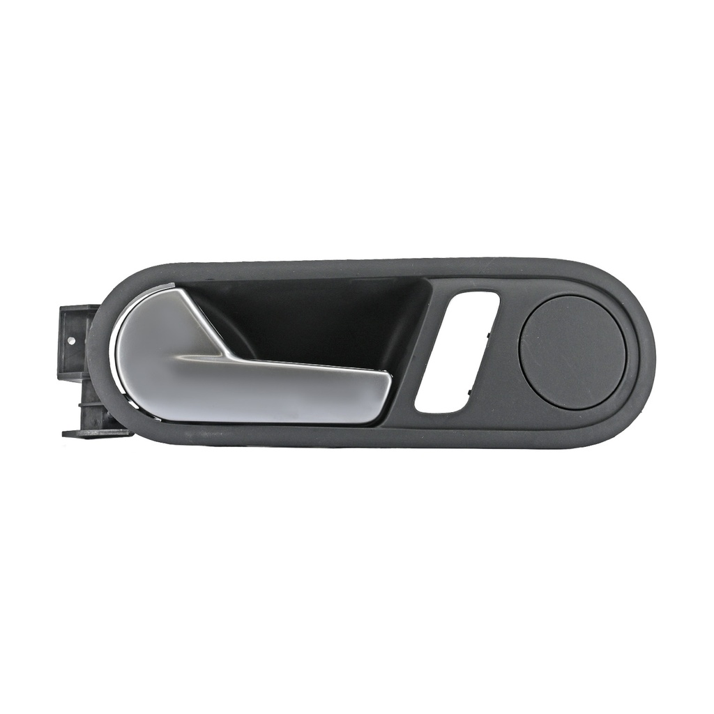 MANIJA INTERIOR VW BEETLE 12-19  CON HOYO PARA SEGURO 1 PIEZA NEGRO/PLATA PLASTICO PARA ESPEJO ELECTRICO HUSHAN Izquierdo Delantera  