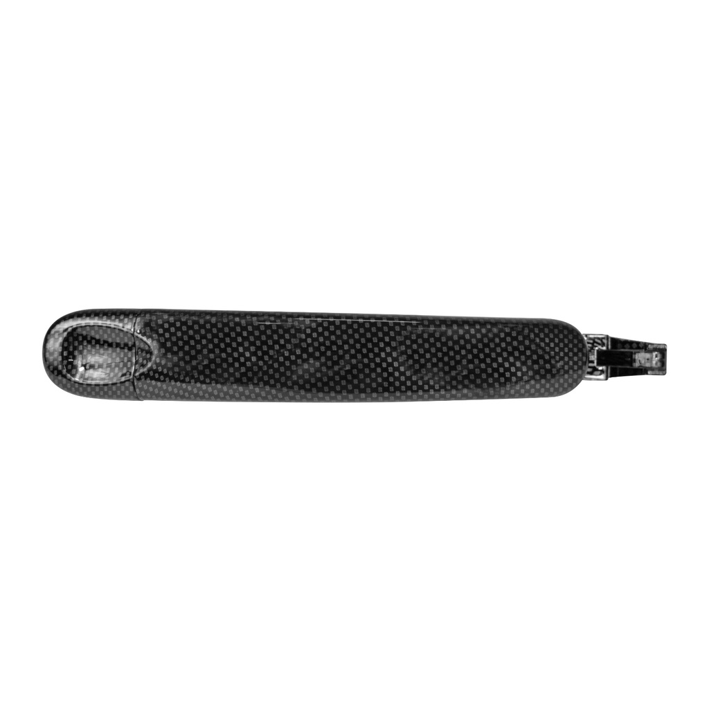 MANIJA EXTERIOR VW BORA 05-10/EOS 06-10  SIN HOYO PARA LLAVE FIBRA DE CARBON NEGRA PLASTICO HUSHAN Derecho/Izquierdo Delantera/Trasera  
