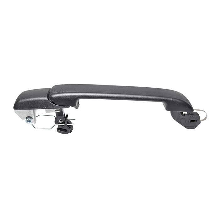 MANIJA EXTERIOR VW GOLF 93-99/JETTA A3 93-98/POINTER 4P 97-99/CABRIO 93-02  PATA CORTA CORRUGADA NEGRA PLASTICO Derecho/Izquierdo Delantera/Trasera  