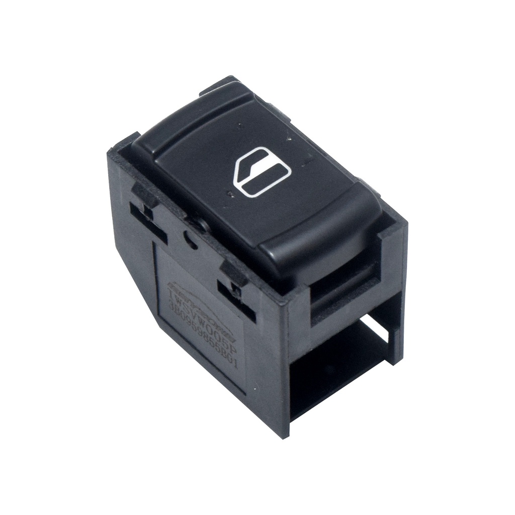 CONTROL ELECTRICO VW GOLF 00-06/JETTA A4 99-07/PASSAT 01-05/JETTA CLASICO 08-15  DE ELEVADOR 4 PINS 1 TECLA NEGRO 12VCC MANIJAUTO Derecho/Izquierdo Delantera/Trasera  