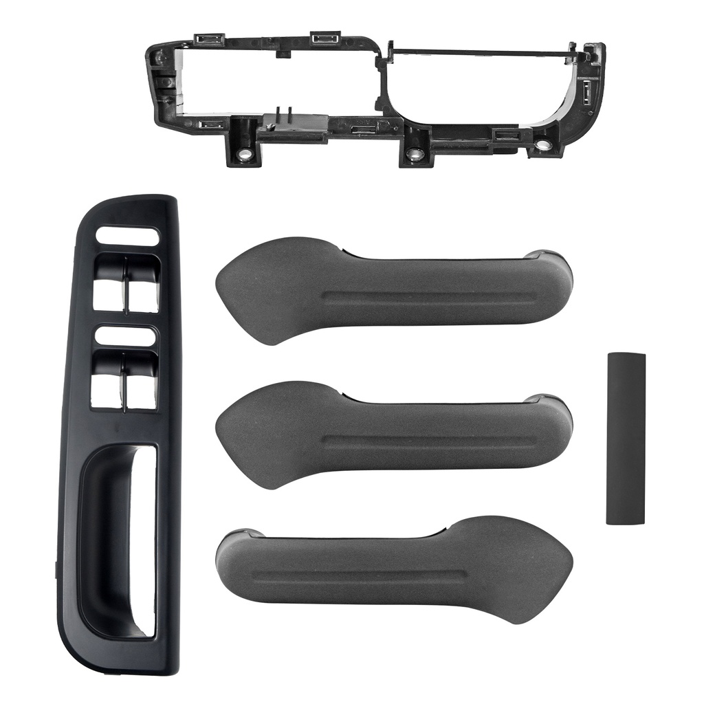 MANIJA INTERIOR VW JETTA A4 99-05/CLASICO 08-15/GOLF 00-06  JALADERA 5 PIEZAS LISA NEGRO PLASTICO SOLO MANGO MANIJAUTO Derecho/Izquierdo   