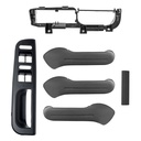 MANIJA INTERIOR VW JETTA A4 99-05/CLASICO 08-15/GOLF 00-06  JALADERA 5 PIEZAS LISA NEGRO PLASTICO SOLO MANGO MANIJAUTO Derecho/Izquierdo   