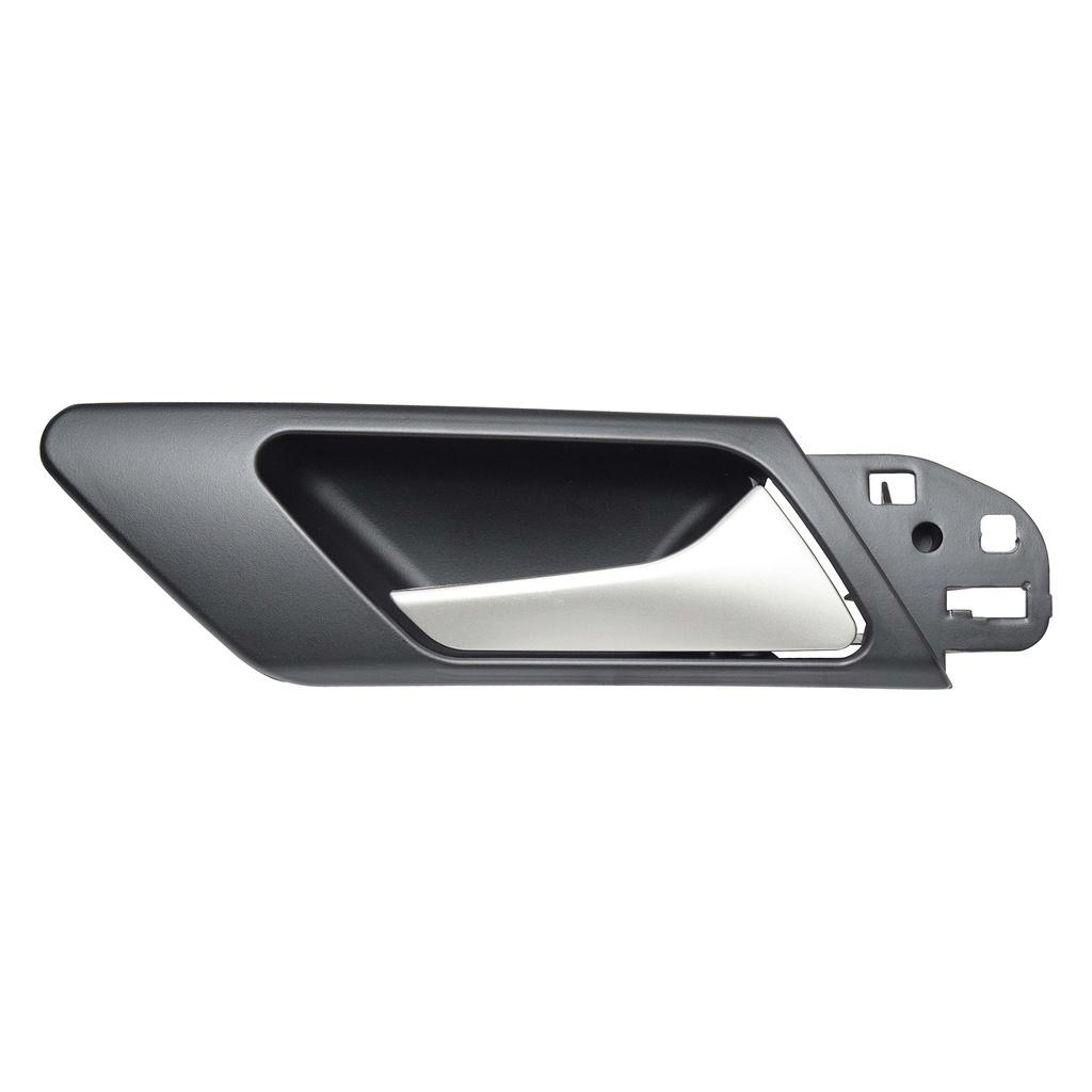 MANIJA INTERIOR VW GOLF 10-14  SIN HOYO PARA SEGURO NEGRO/PLATA PLASTICO HUSHAN Derecho Trasera  