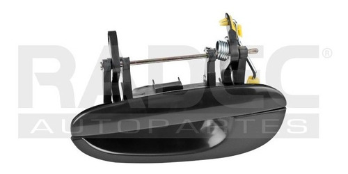 MANIJA EXTERIOR DG NEON 95-99  LISA PARA PINTAR NEGRA PLASTICO HUSHAN Izquierdo Trasera  