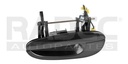 MANIJA EXTERIOR DG NEON 95-99  LISA PARA PINTAR NEGRA PLASTICO HUSHAN Izquierdo Trasera  