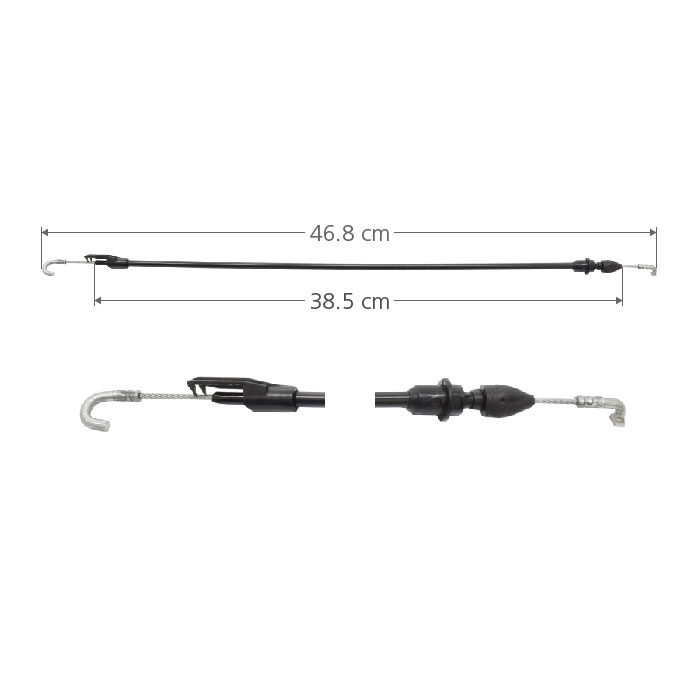CHICOTE CERRADURA VW JETTA A4 99-07/CLASICO 08-15  46.8CM Derecho/Izquierdo Delantera  