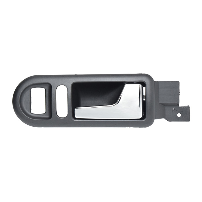 MANIJA INTERIOR VW PASSAT 01-05  CON HOYO PARA SEGURO Y CRISTAL NEGRA/CROMO PLASTICO HUSHAN Derecho Delantera  