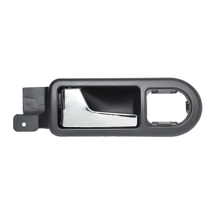 MANIJA INTERIOR VW PASSAT 01-05  CON HOYO PARA CONTROL ESPEJO NEGRA/CROMO PLASTICO HUSHAN Izquierdo Delantera  