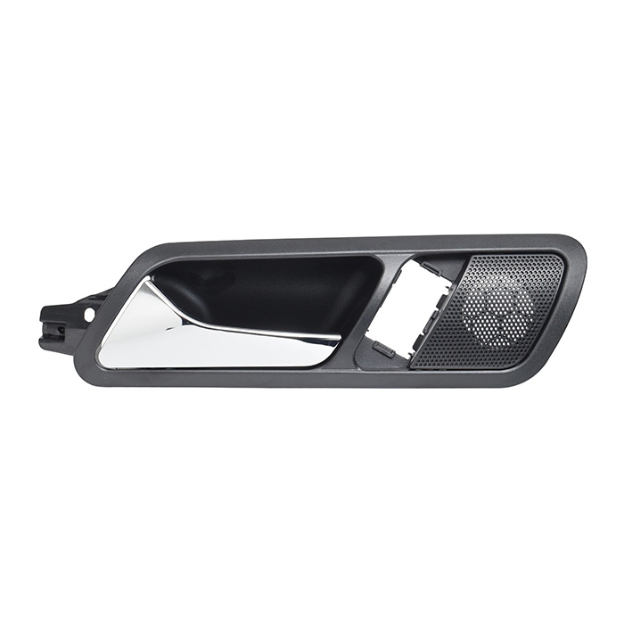 MANIJA INTERIOR VW PASSAT 06-10  CON HOYO PARA CRISTAL Y BOCINA NEGRA/CROMO HUSHAN Izquierdo Trasera  