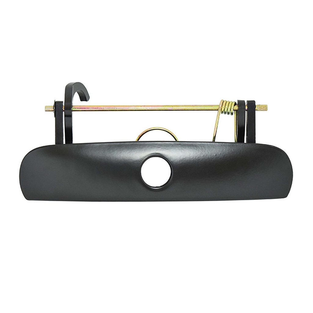 MANIJA EXTERIOR VW POLO 5P HATCHBACK 03-07  CON HOYO PARA LLAVE 5TA PUERTA LISA NEGRO ZINC HUSHAN    