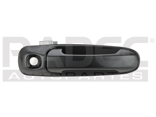 MANIJA EXTERIOR DG RAM 1500/2500/3500 02-08/DAKOTA 05-12  MT RAIDER 06-09 C/ HOYO P/ LLAVE LISA P/ PINTAR NEGRA PLASTICO HUSHAN Derecho Delantera