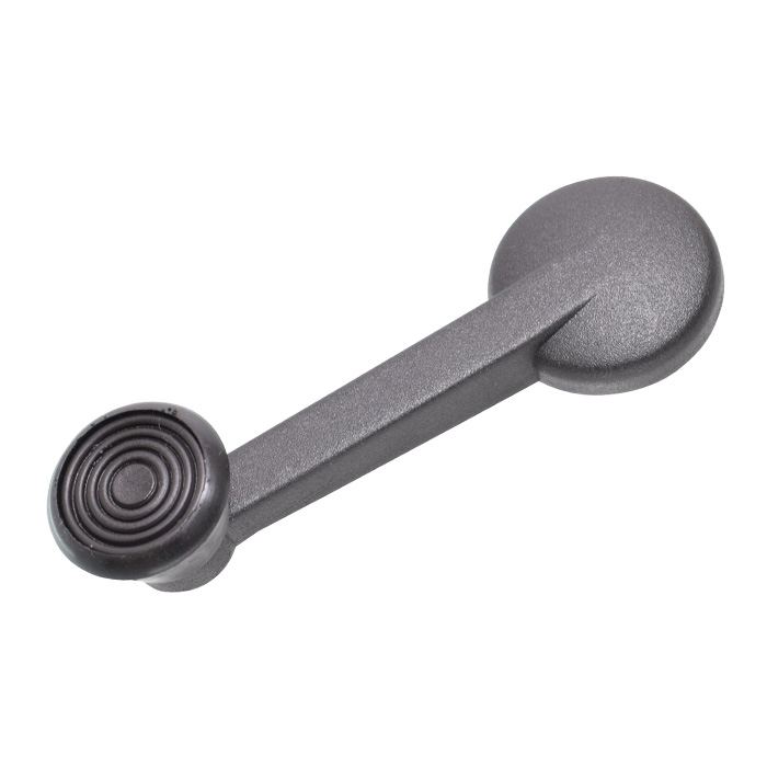 MANIJA DE ELEVAR VW SEDAN 77-03  PERILLA NEGRA RAYADA ZINC CON PLASTICO    