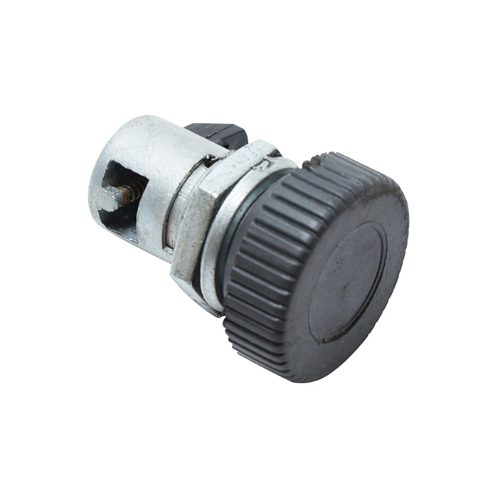 MANIJA INTERIOR VW SEDAN 77-03  PARA GUANTERA NEGRO ZINC CON PLASTICO    