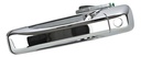 MANIJA EXTERIOR DG RAM 1500/2500/3500 09-18  CON HOYO PARA LLAVE CROMADA PLASTICO HUSHAN Izquierdo Delantera  