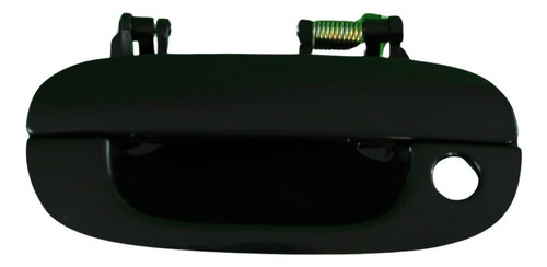 MANIJA EXTERIOR DG RAM 1500/2500/3500 94-01  CON HOYO PARA LLAVE LISA PARA PINTAR NEGRA PLASTICO HUSHAN Izquierdo Delantera  