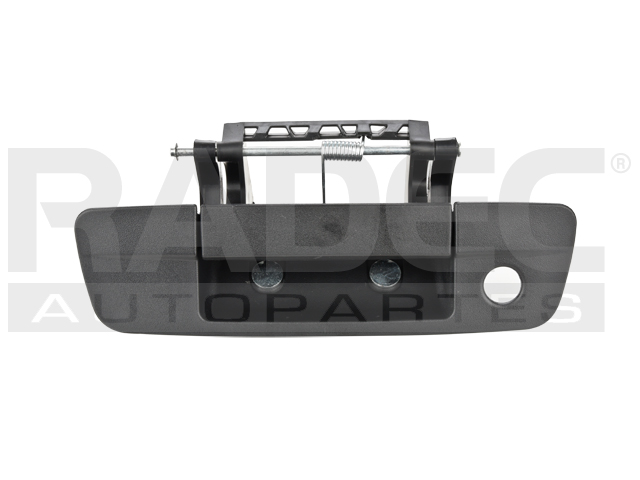 MANIJA DE TAPA DG RAM 1500/2500 09-12  CON HOYO PARA LLAVE Y SIN HOYO PARA CAMARA CORRUGADA NEGRO PLASTICO HUSHAN    
